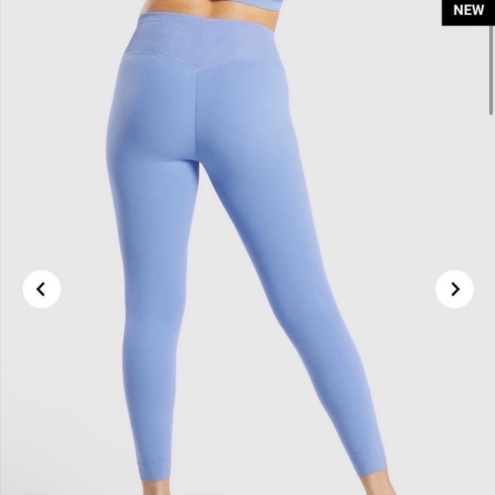 Whitney x Gymshark V2 ribbed waist leggings - Picture 2 of 6